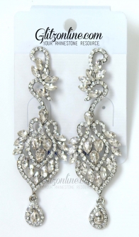 7486 Crystal Rhinestone Earrings